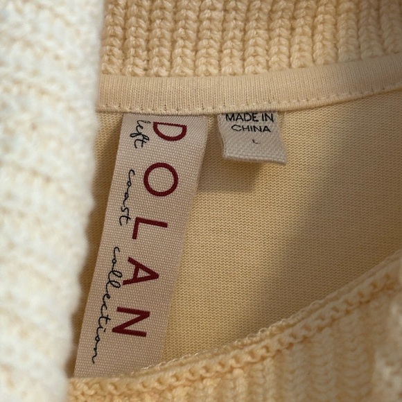 Anthropologie Dolan Large Sweater Ivory Cream Cowl Neck - Picture 5 of 5